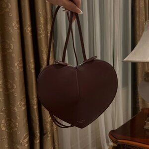 Alaia Retro Brown Love Cross Bag